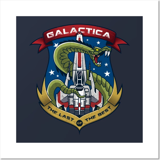 Viper MK2 Galactica Wall Art by redwane